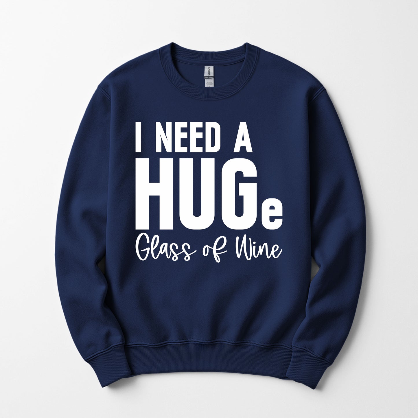 Christmas Wine Glass Sweatshirt