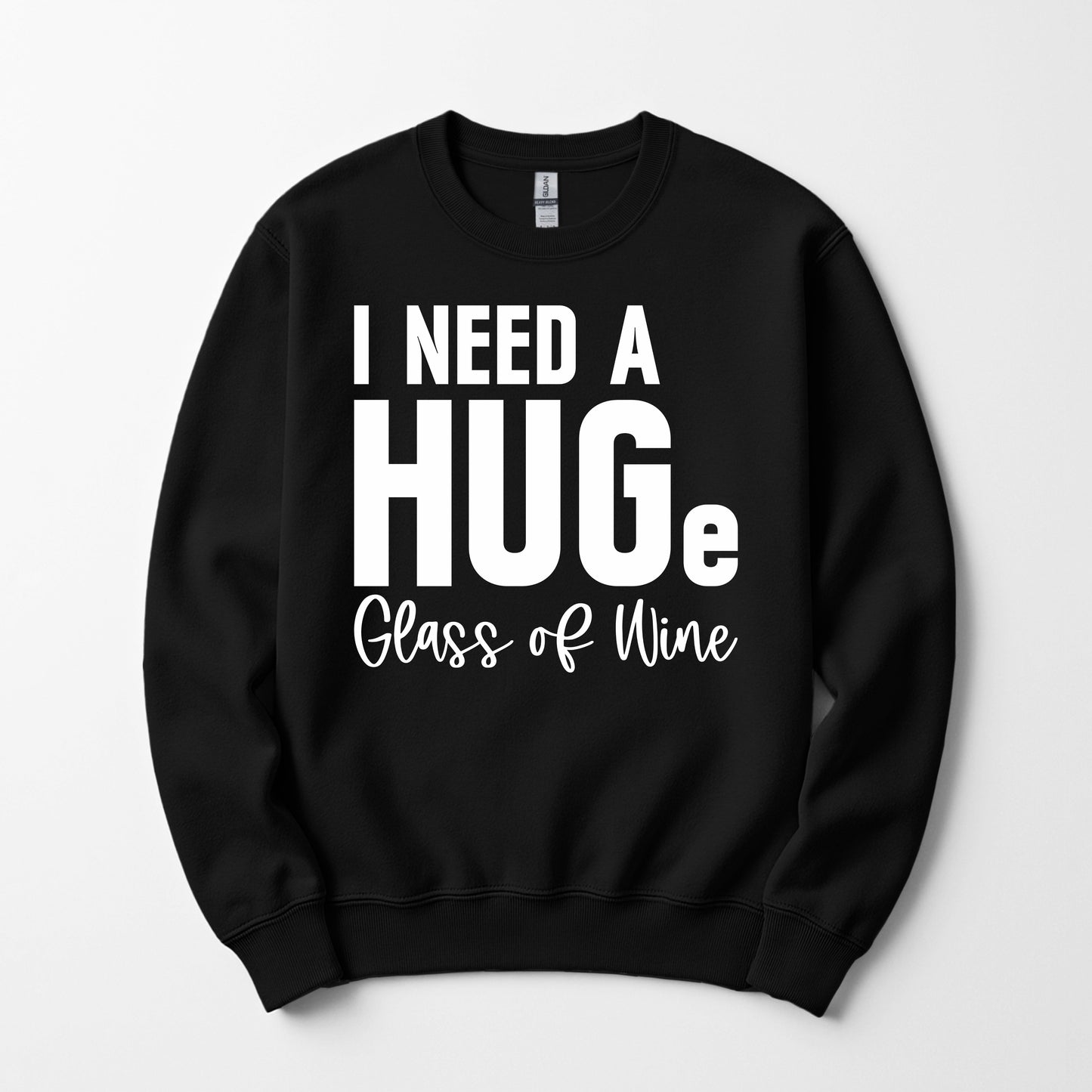 Christmas Wine Glass Sweatshirt