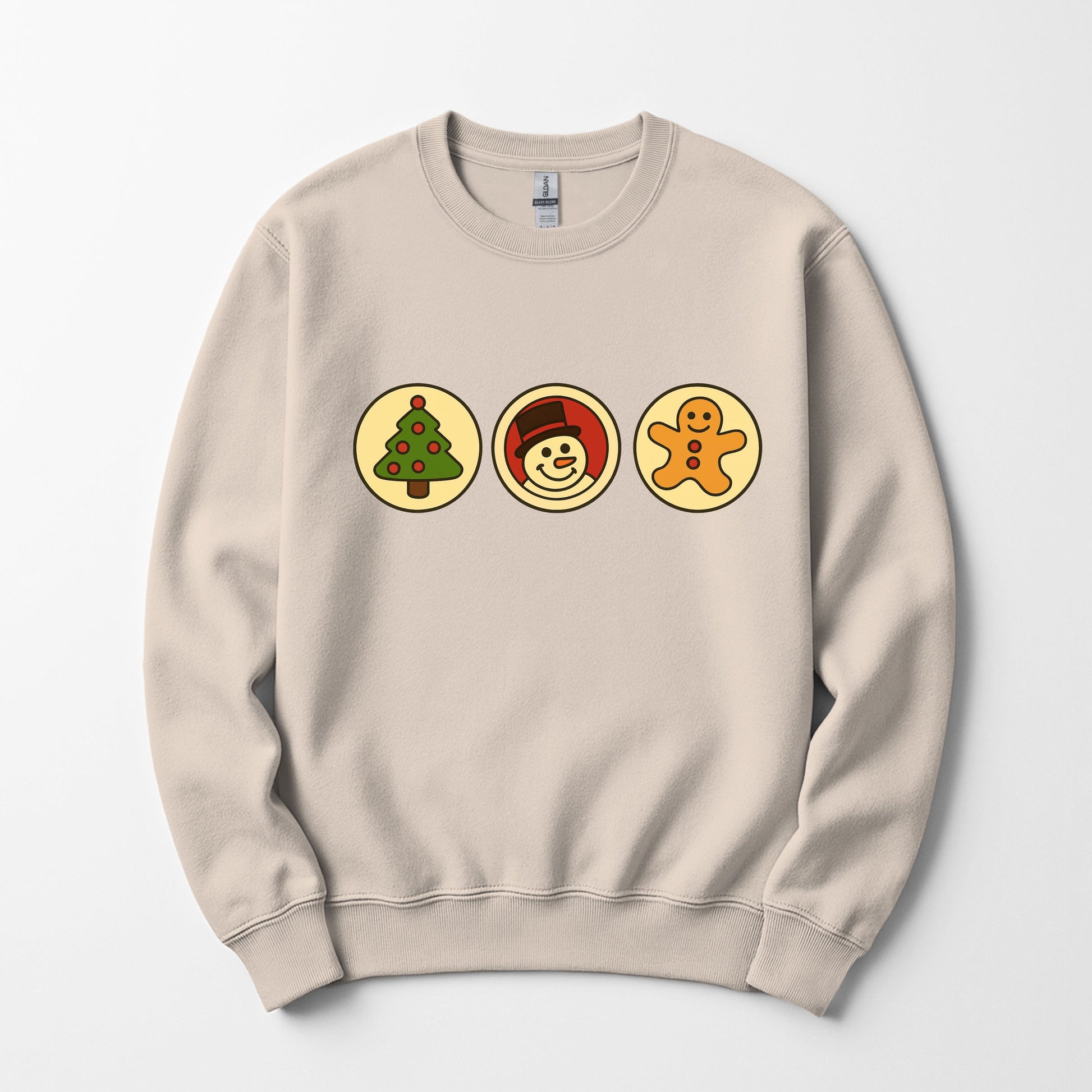 Christmas Cookies Sweatshirt, Cozy Holiday Sweatshirt