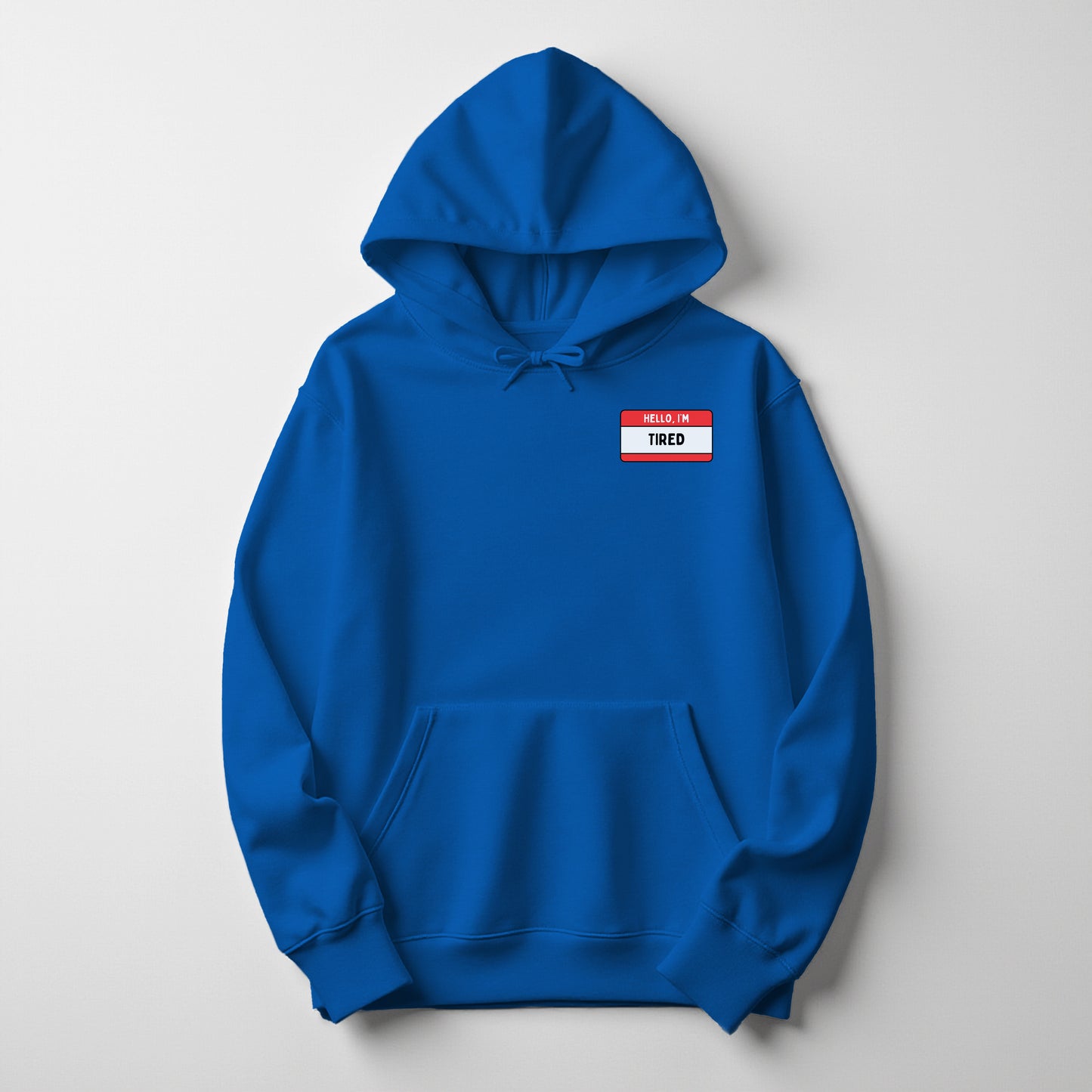 Hello I’m Tired Embroidered Holiday Hoodie