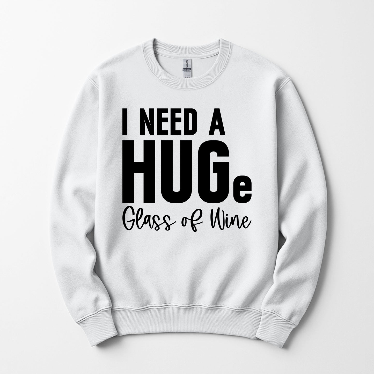 Christmas Wine Glass Sweatshirt