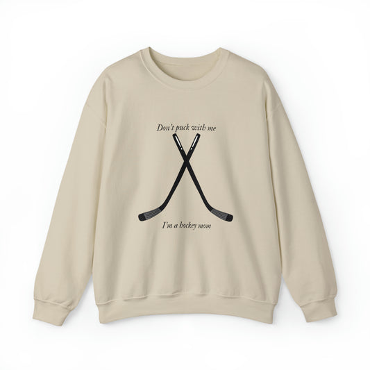 Hockey mom crewneck