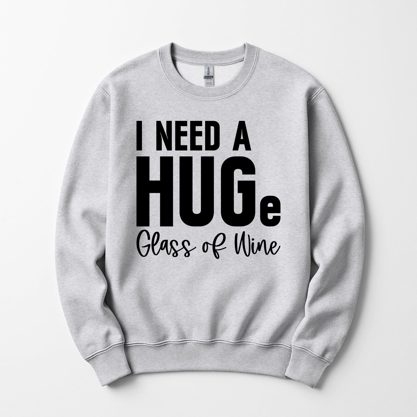 Christmas Wine Glass Sweatshirt