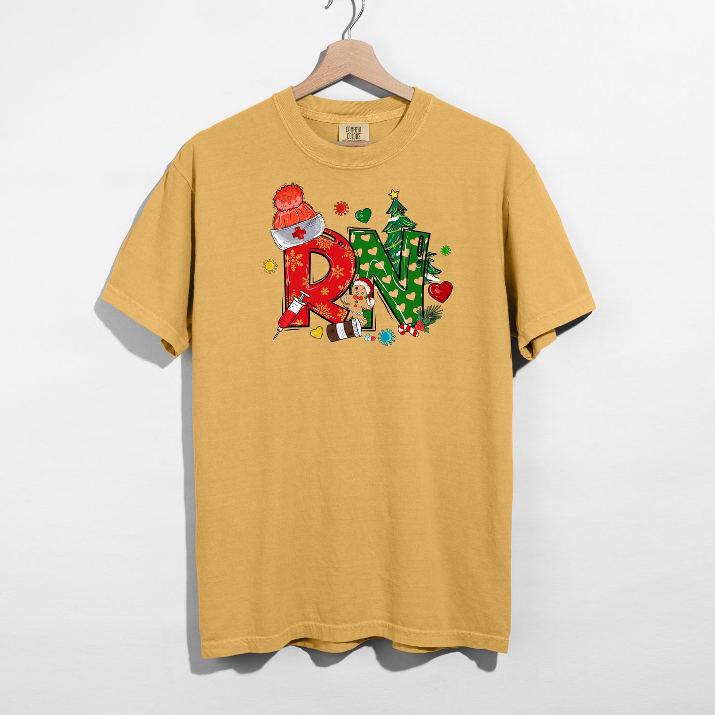 Holiday RN T-Shirt – Festive Nurse Christmas Tee Canada