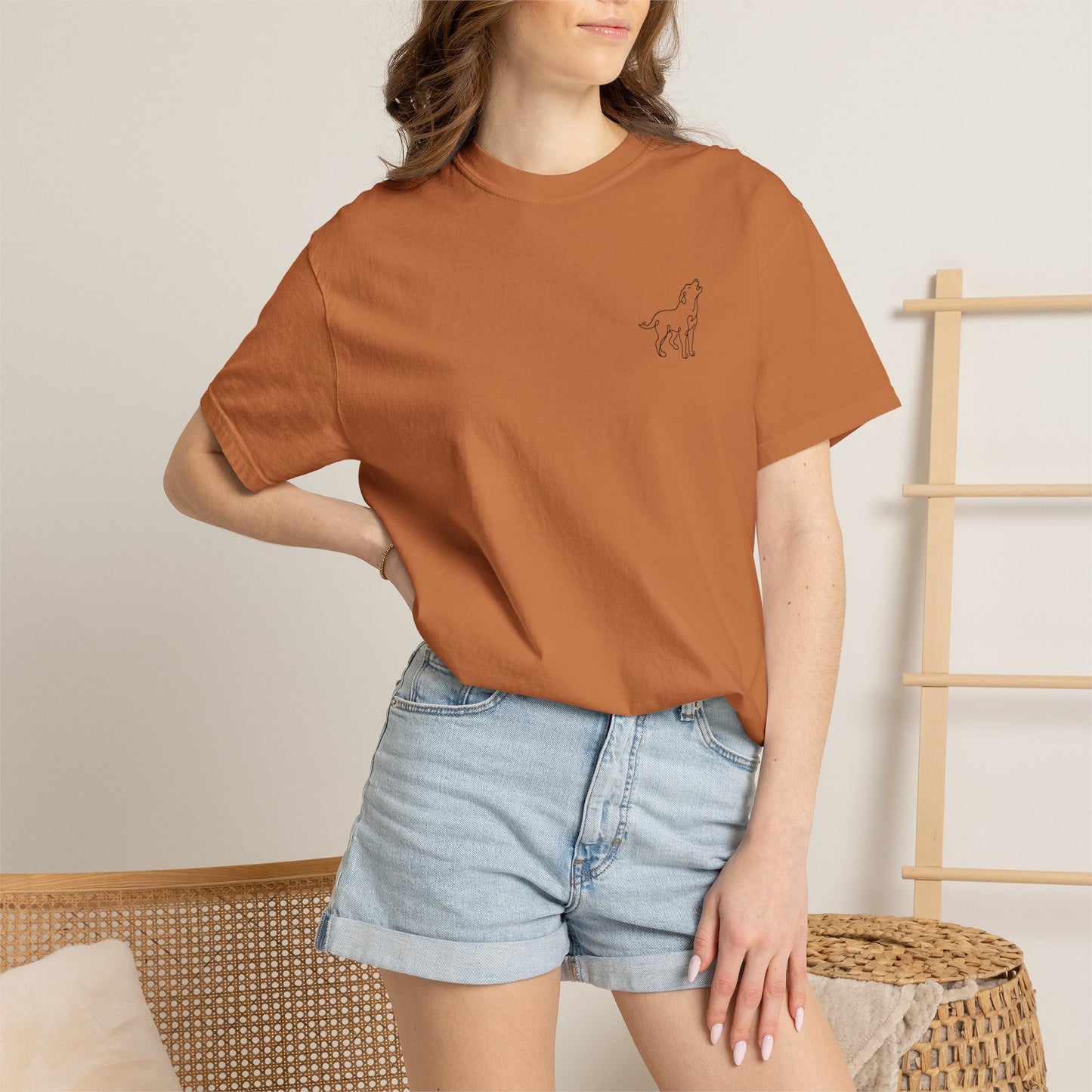 Dog silhouette T-shirt
