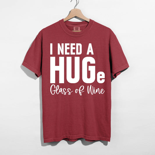 Glass of Wine Festive T-Shirt | Christmas Tee Canada