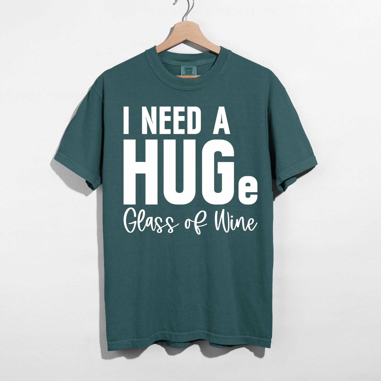 Glass of Wine Festive T-Shirt | Christmas Tee Canada