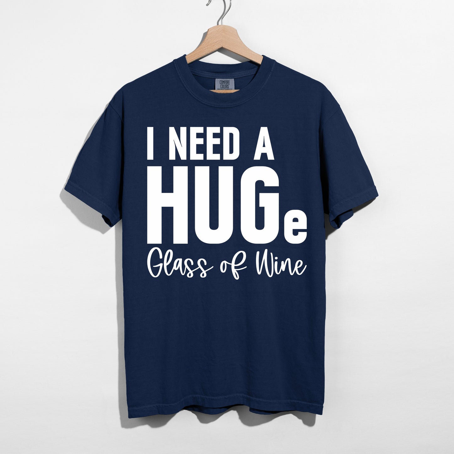Glass of Wine Festive T-Shirt | Christmas Tee Canada