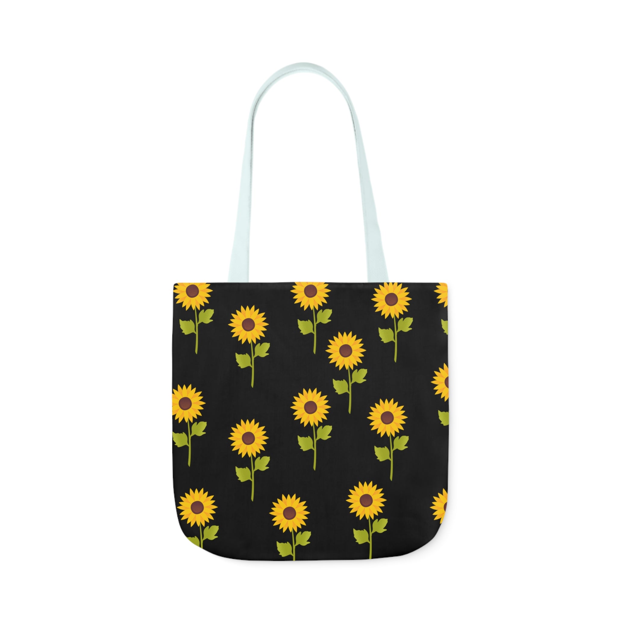 Sunflower Canvas Tote Bag black