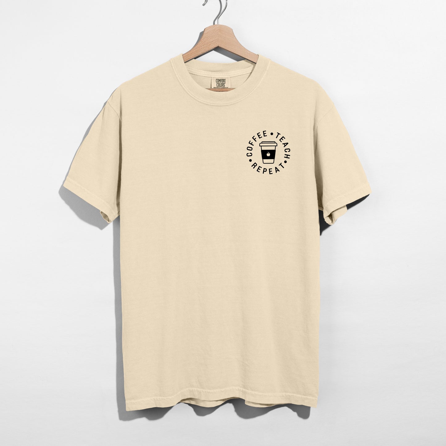 Coffee. Teach. Repeat t-shirt