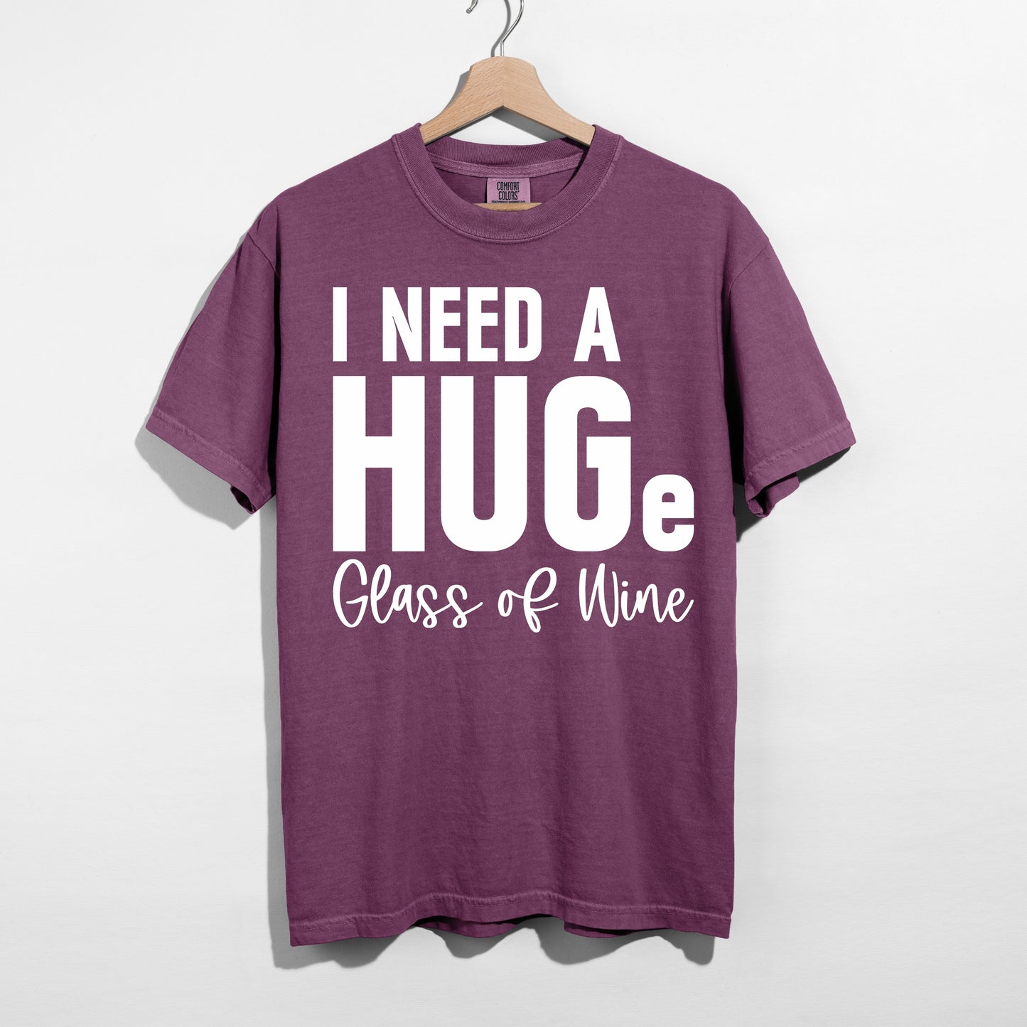 Glass of Wine Festive T-Shirt | Christmas Tee Canada