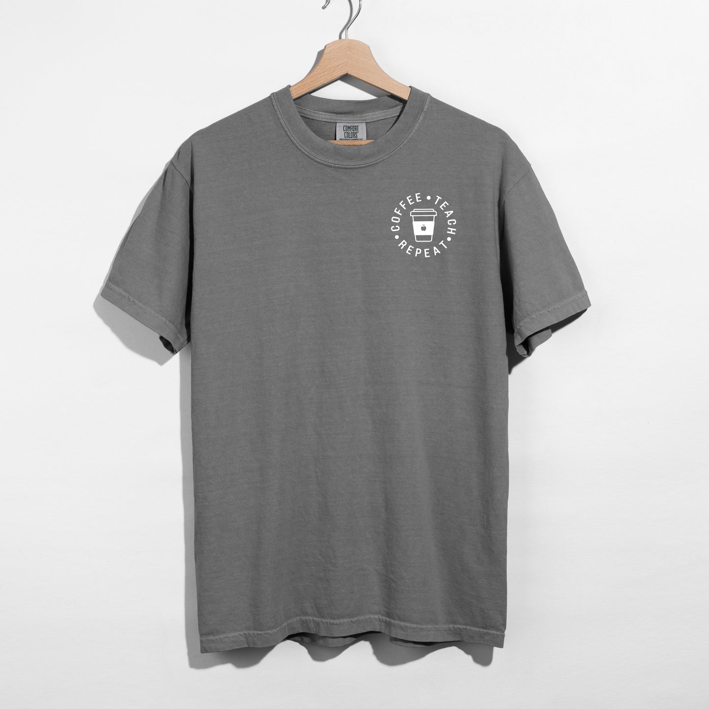 Coffee. Teach. Repeat t-shirt