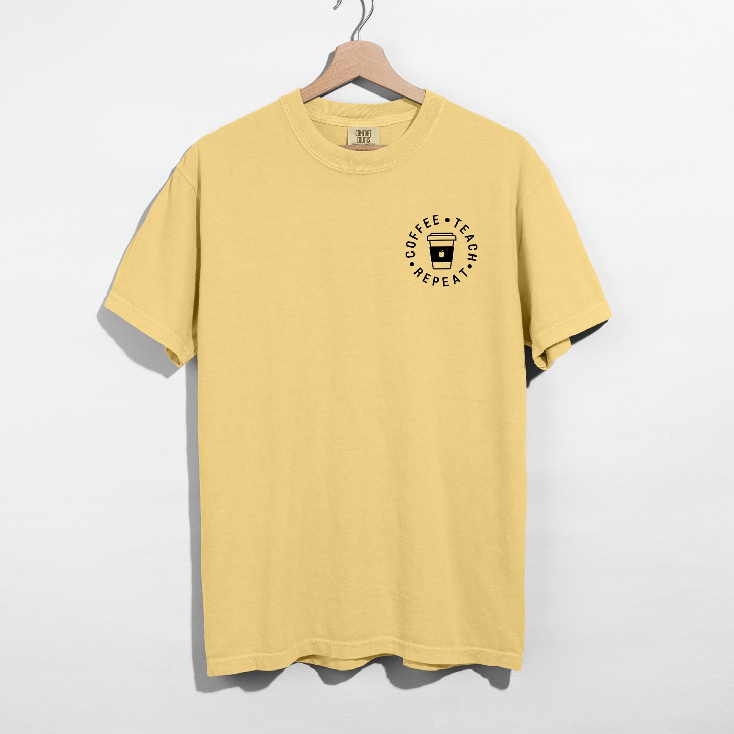 Coffee. Teach. Repeat t-shirt