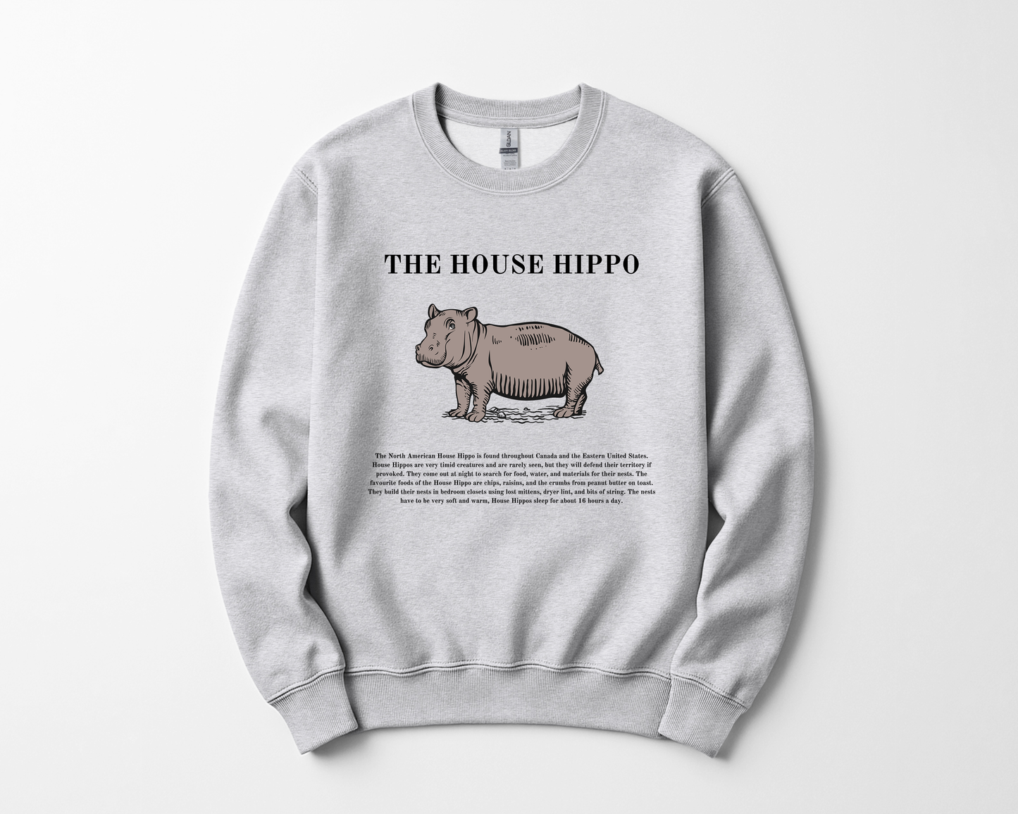 The House Hippo Holiday Crewneck Sweatshirt 