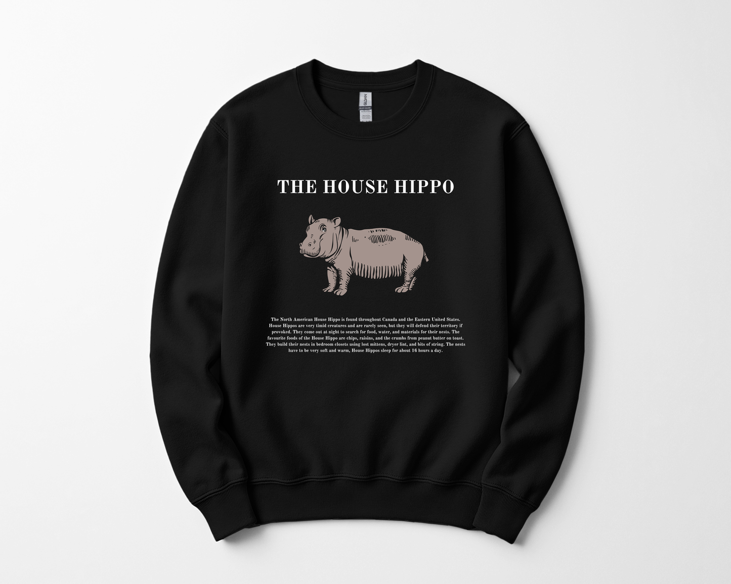 The House Hippo Holiday Crewneck Sweatshirt 