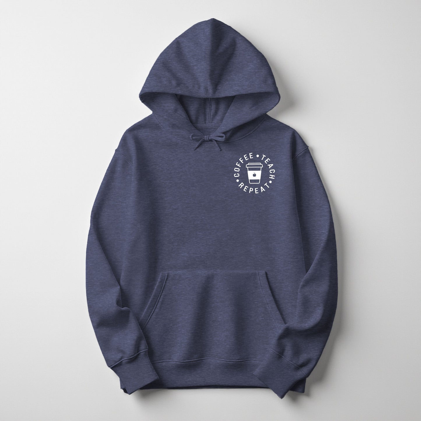 Coffee. Teach. Repeat -  Hoodie (Embroidered)