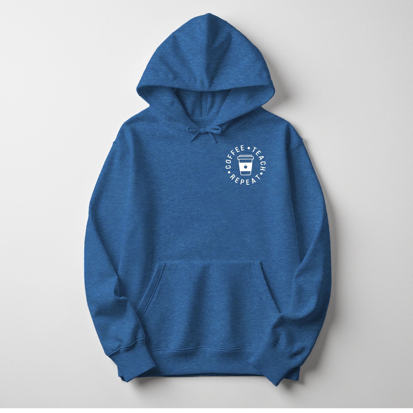 Coffee. Teach. Repeat -  Hoodie (Embroidered)