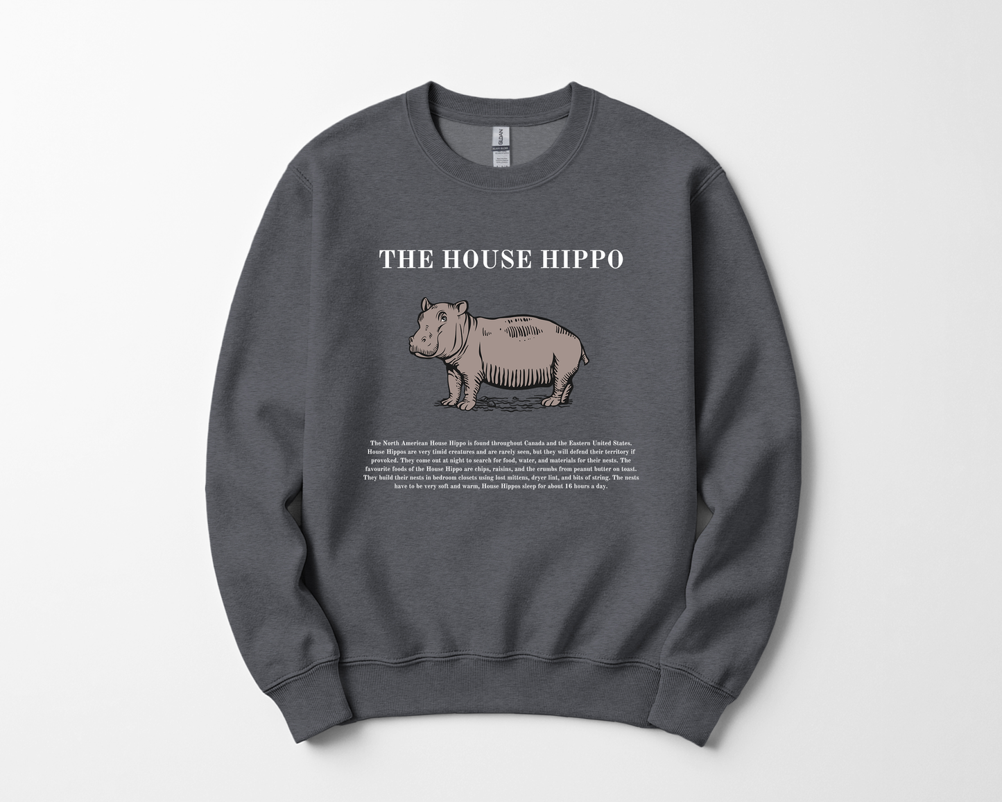 The House Hippo Holiday Crewneck Sweatshirt 