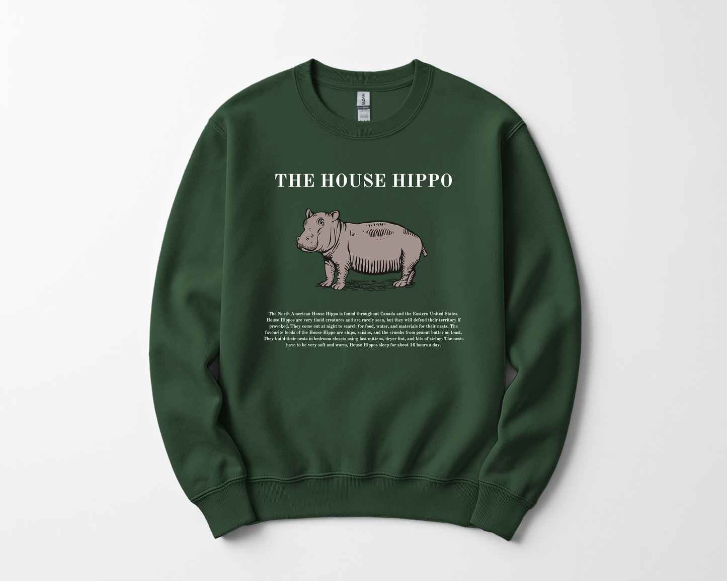 The House Hippo Holiday Crewneck Sweatshirt 