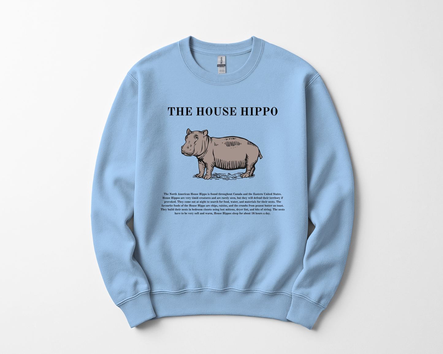 The House Hippo Holiday Crewneck Sweatshirt 