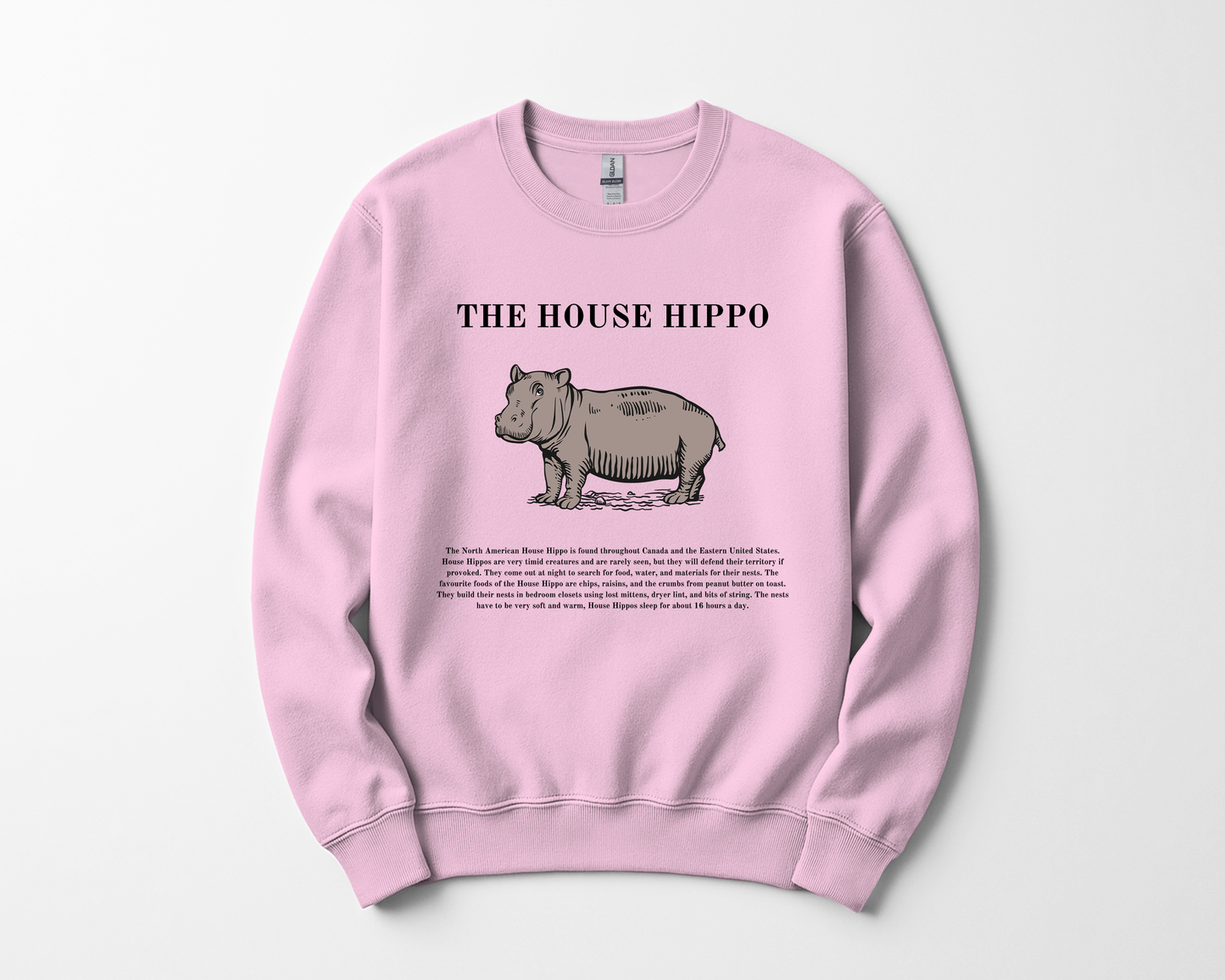 The House Hippo Holiday Crewneck Sweatshirt 