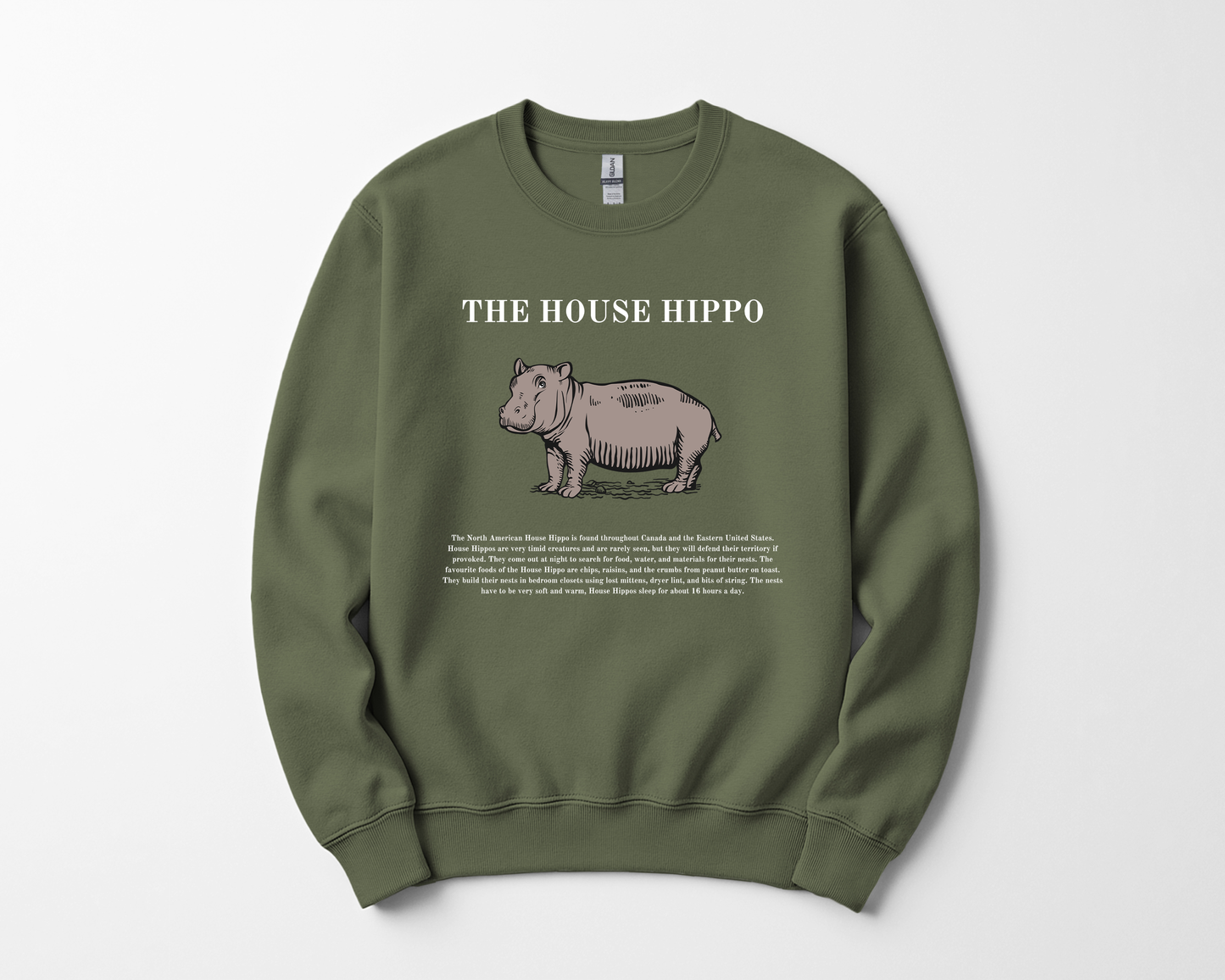 The House Hippo Holiday Crewneck Sweatshirt 