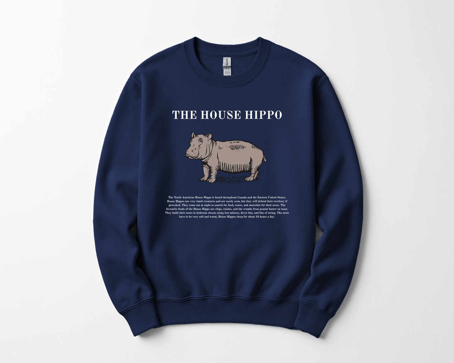 The House Hippo Holiday Crewneck Sweatshirt 