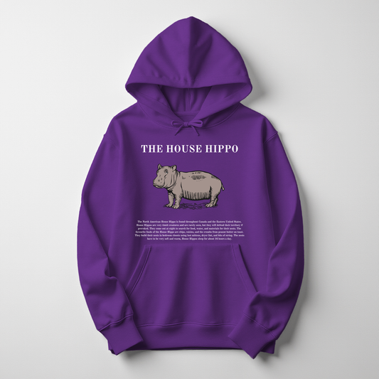 House Hippo Christmas Hoodie