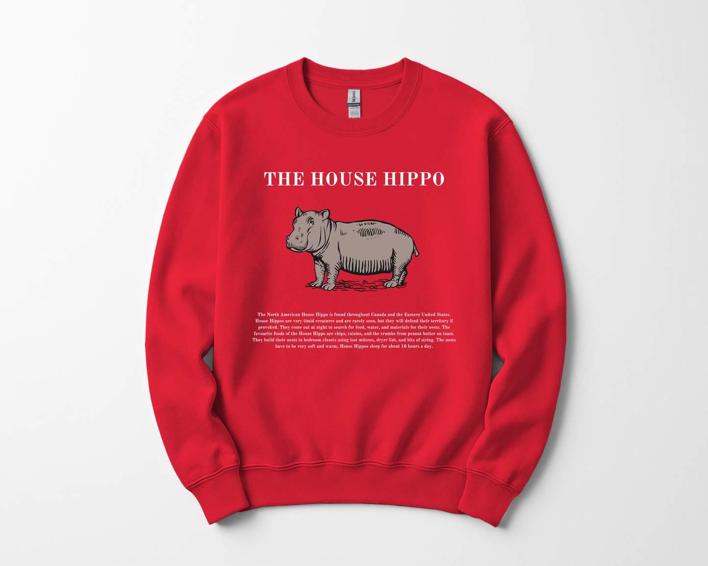 The House Hippo Holiday Crewneck Sweatshirt 