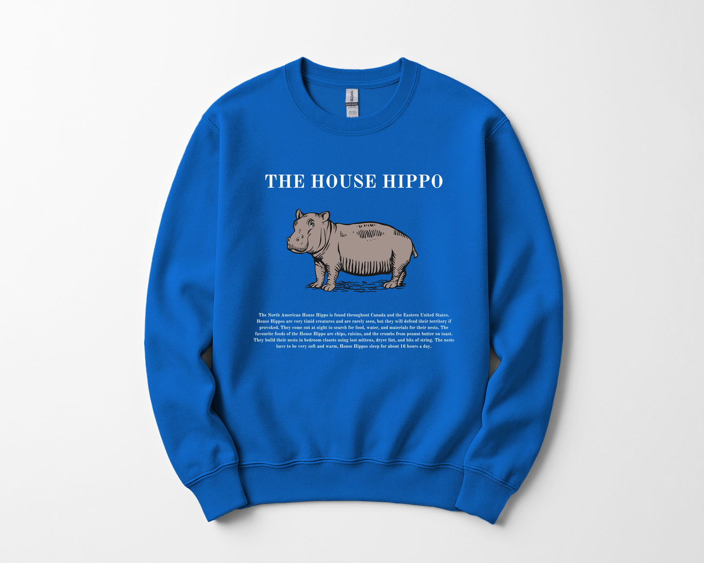 The House Hippo Holiday Crewneck Sweatshirt 