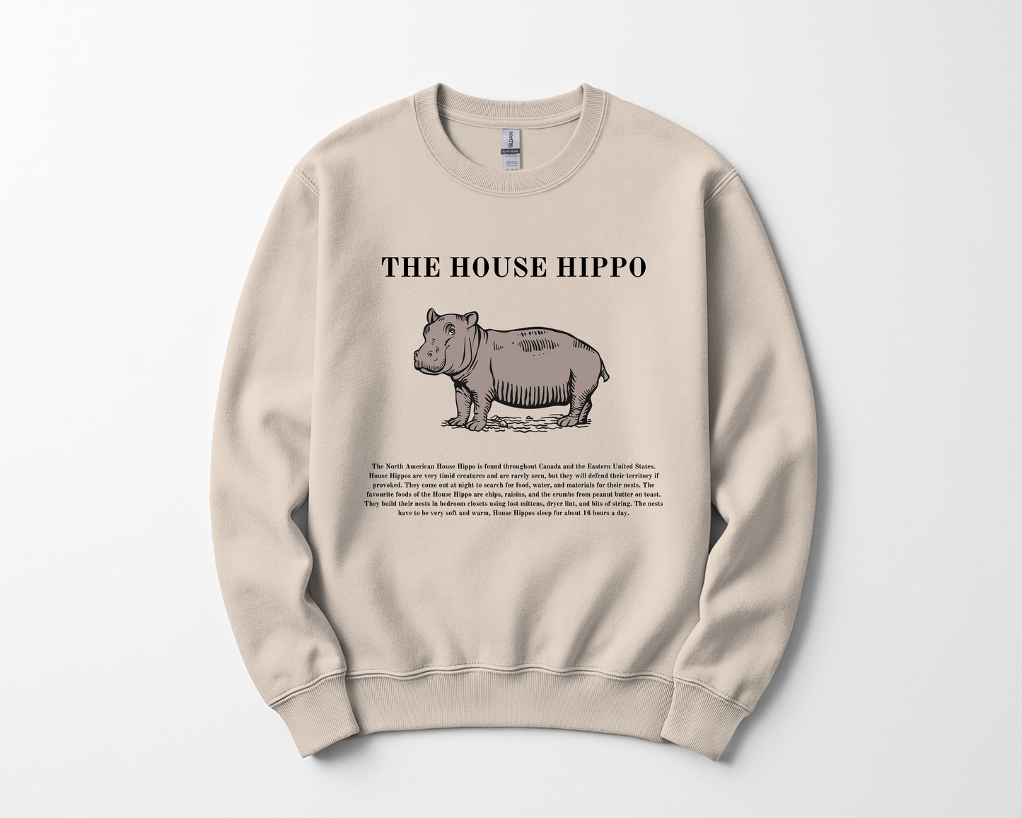 The House Hippo Holiday Crewneck Sweatshirt 