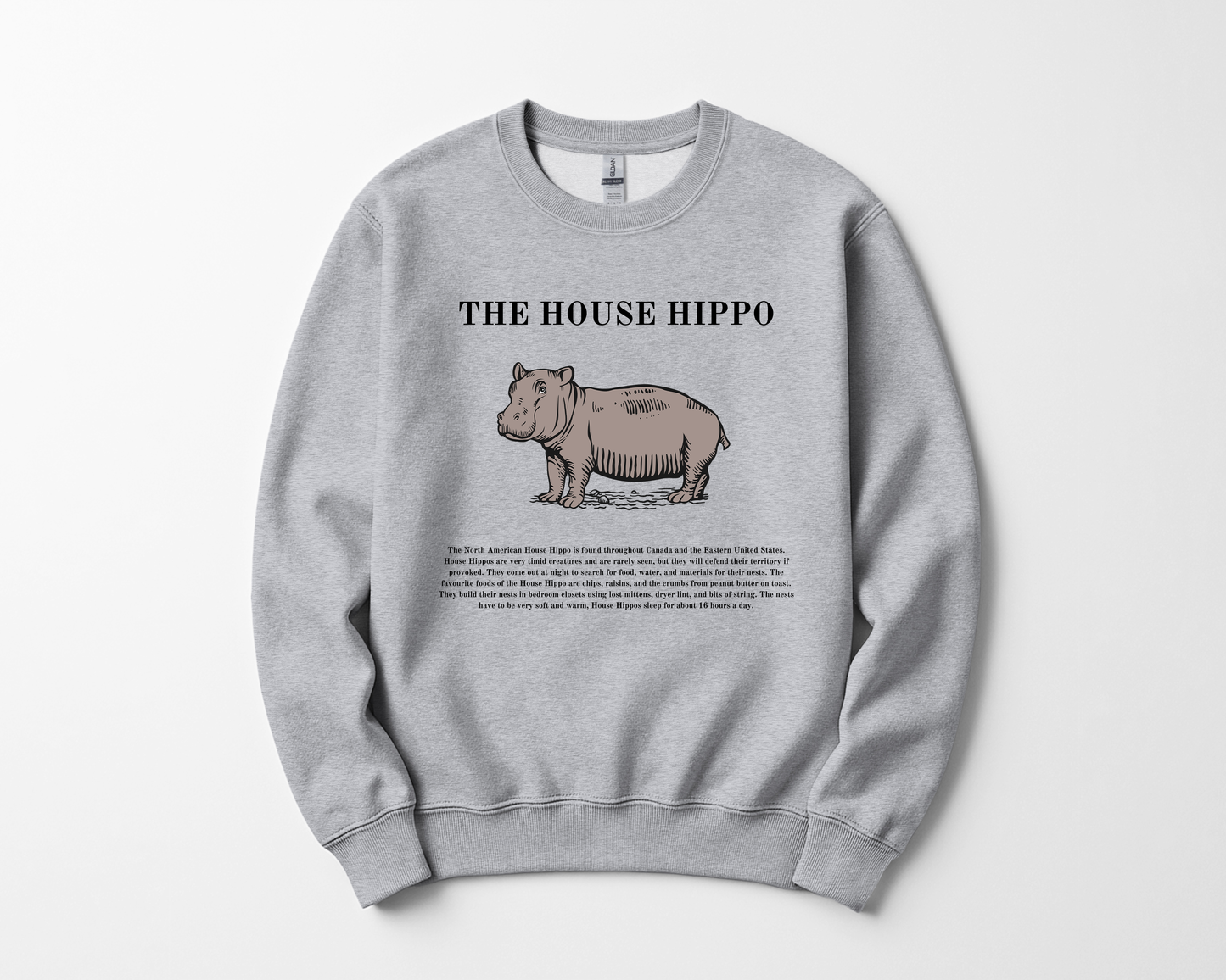 The House Hippo Holiday Crewneck Sweatshirt 