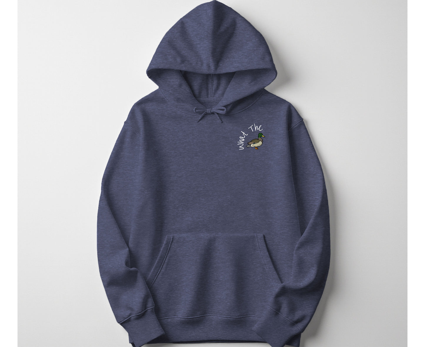 What the Duck Embroidered Holiday Hoodie 