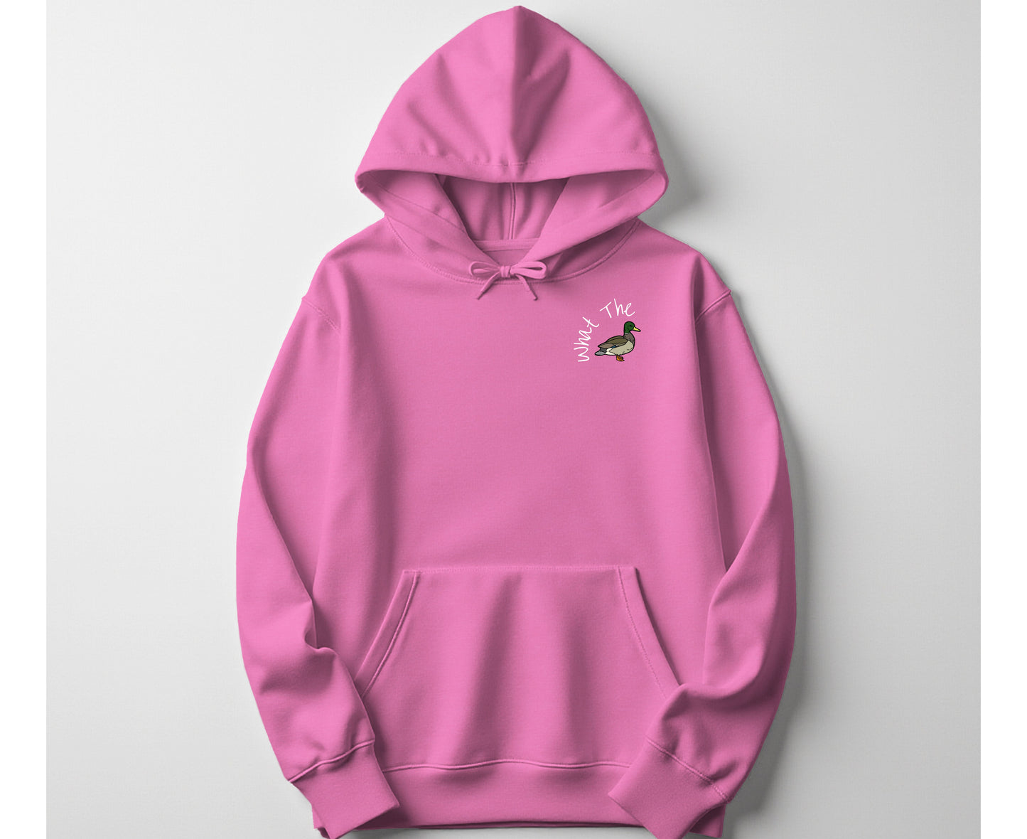 What the Duck Embroidered Holiday Hoodie 