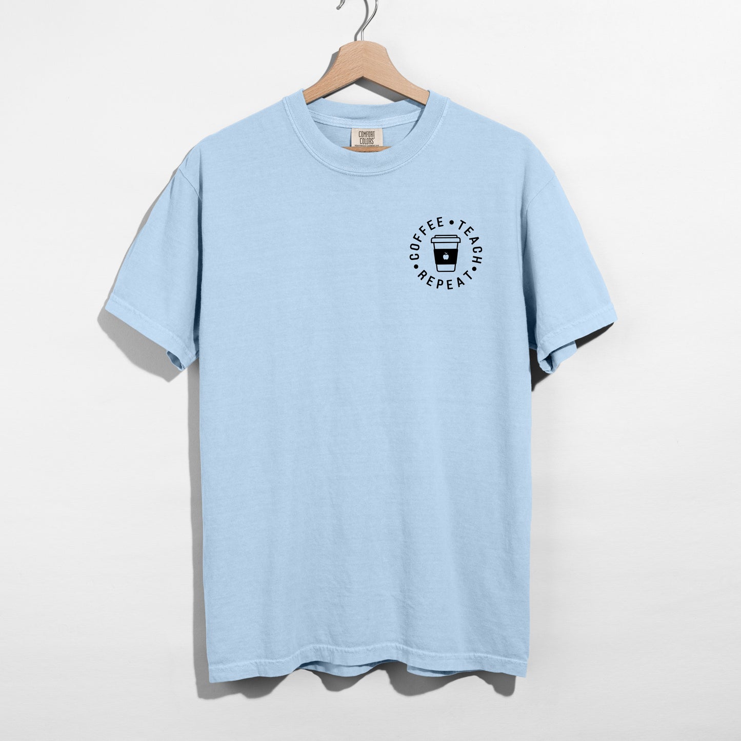 Coffee. Teach. Repeat t-shirt