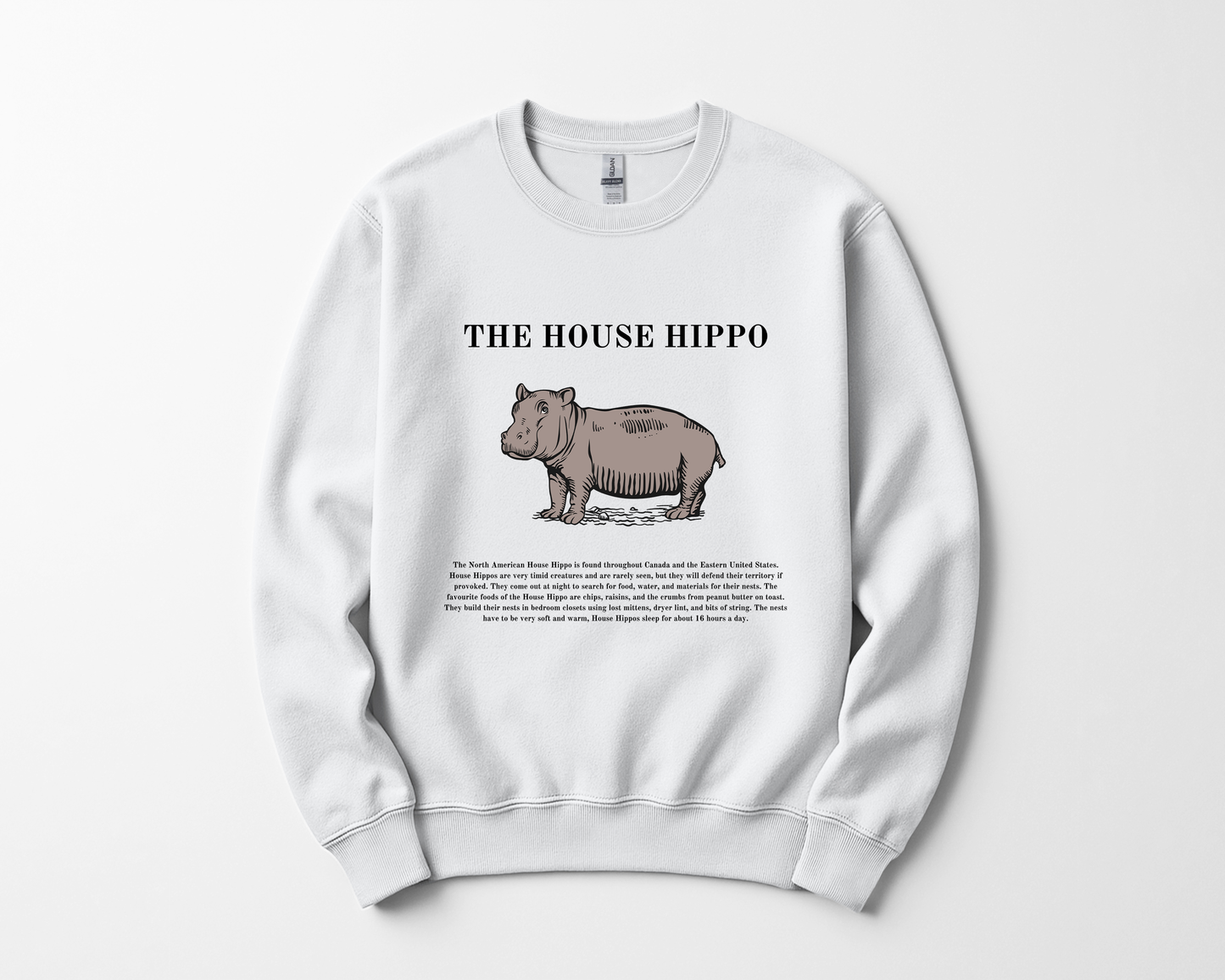 The House Hippo Holiday Crewneck Sweatshirt 