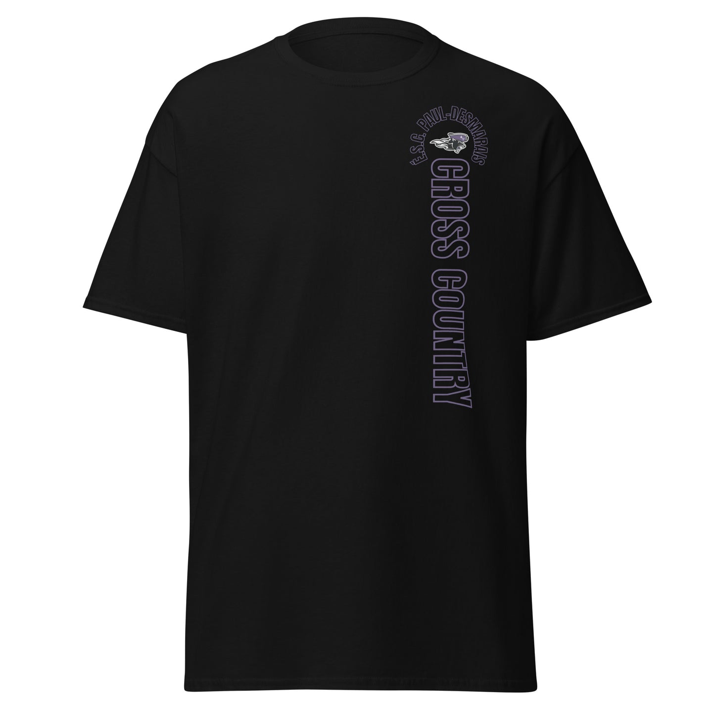 T-shirt coton unisexe équipe cross country  Paul-Desmarais