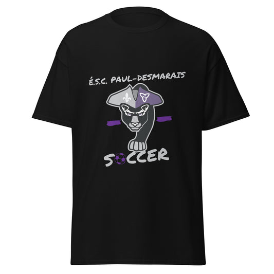 T-shirt coton unisexe équipe soccer  Paul-Desmarais