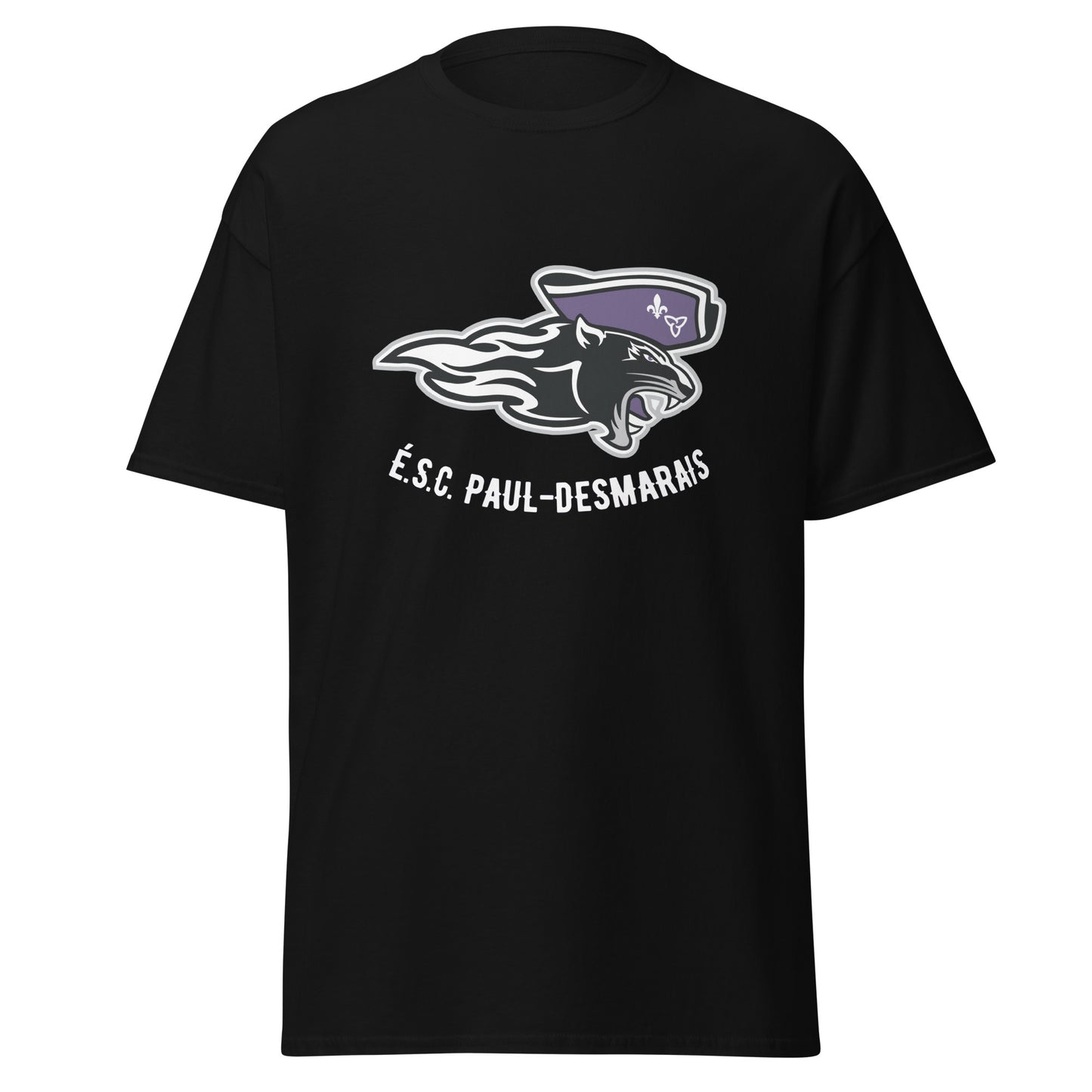T-shirt É.S.C Paul-Desmarais tee-shirt unisexe en coton logo central