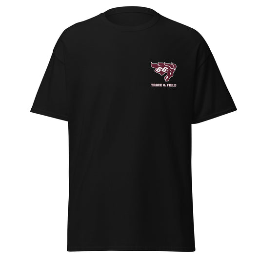 Gee-Gees Track & Field Left chest logo printed t-shirt - unisex
