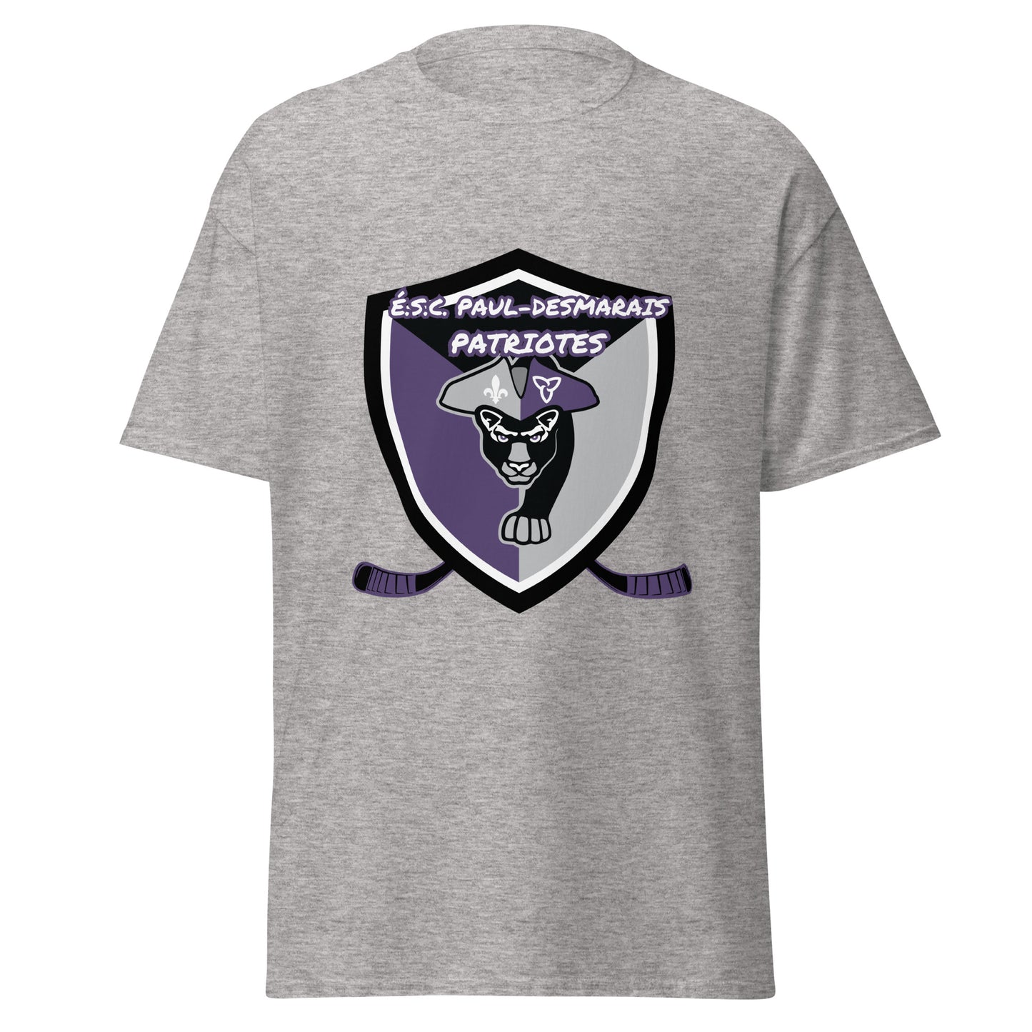 T-shirt coton unisexe équipe Hockey Paul-Desmarais hockey