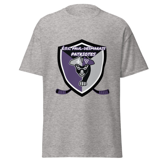 T-shirt coton unisexe équipe Hockey Paul-Desmarais hockey