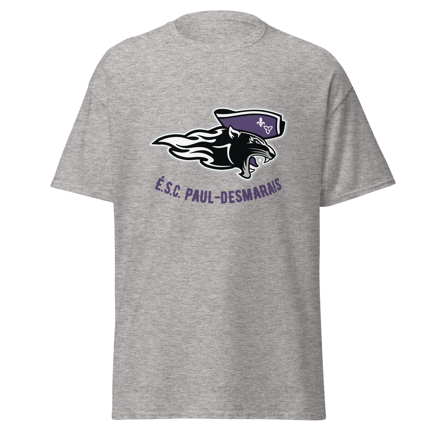 T-shirt É.S.C Paul-Desmarais tee-shirt unisexe en coton logo central