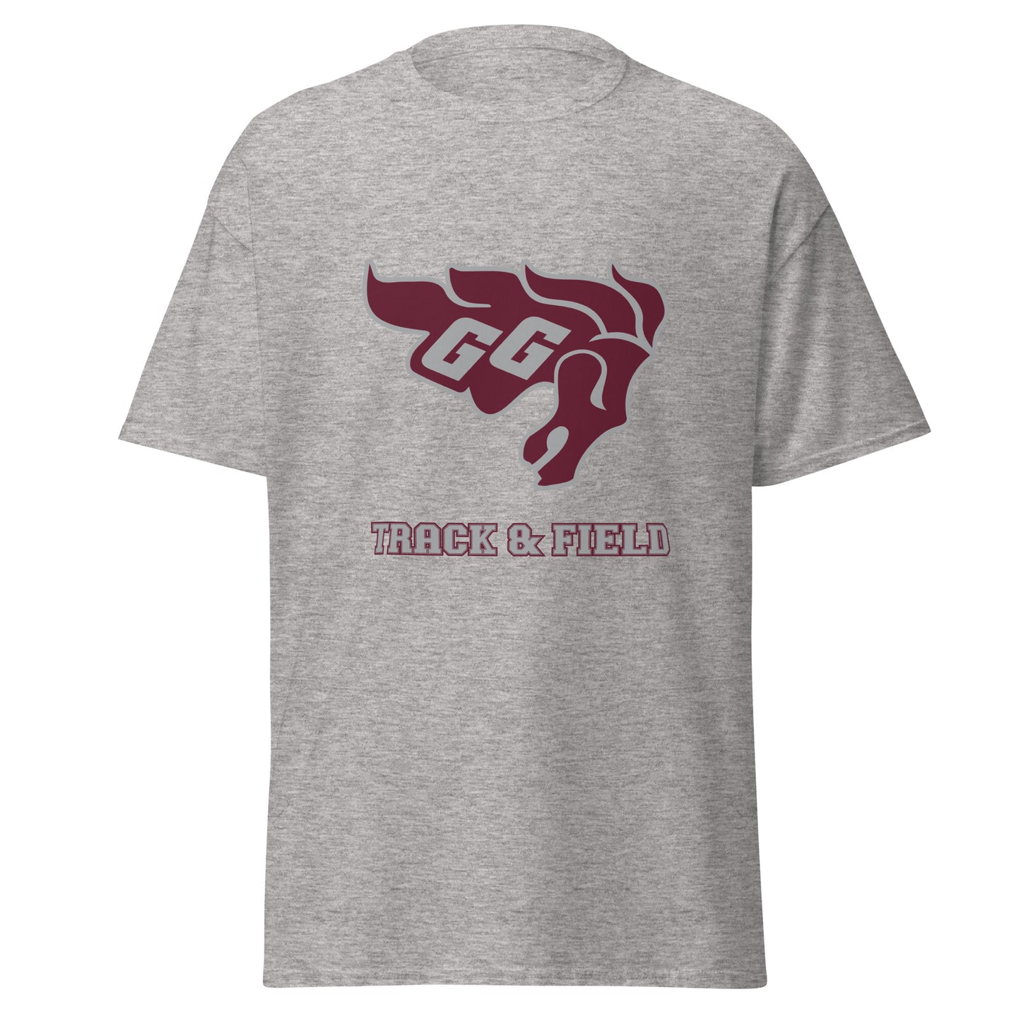 Gee-Gees Track & Field printed logo  t-shirt - unisex