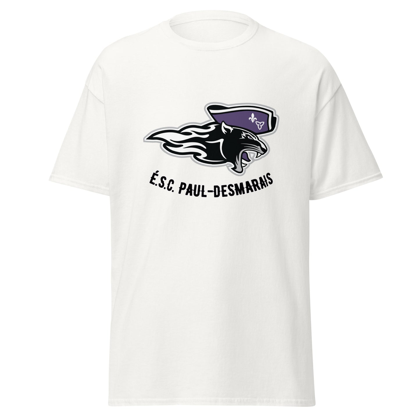 T-shirt É.S.C Paul-Desmarais tee-shirt unisexe en coton logo central