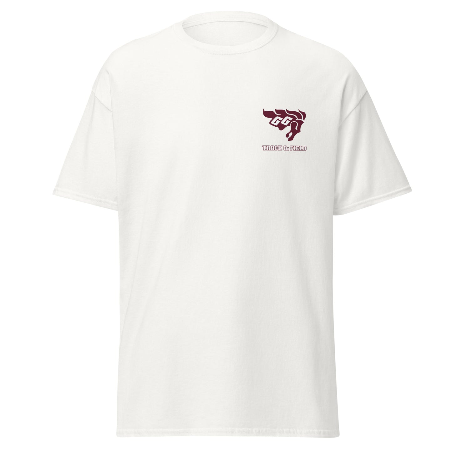 Gee-Gees Track & Field Left chest logo printed t-shirt - unisex