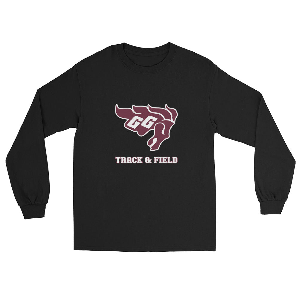 Gee-Gees Track & Field printed logo  long sleeve - unisex