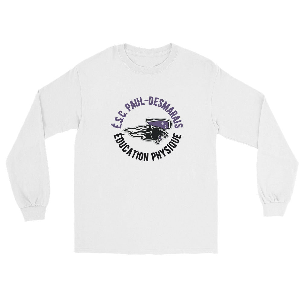 É.S.C Chemise unisexe à manches longues Éducation Physique