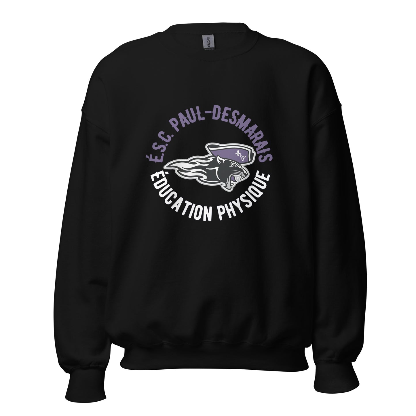 É.S.C Paul-Desmarais unisex Chandail manche longue éducation physique center logo