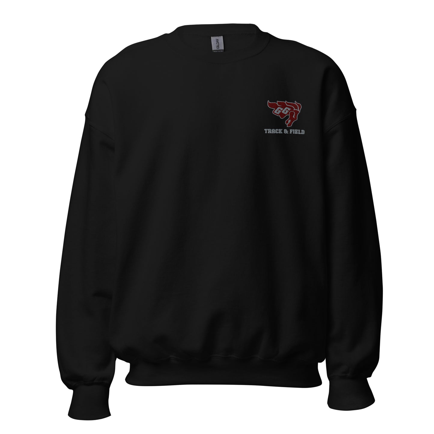 Gee-Gees Track & Field Left chest logo embroidered sweatshirt - unisex